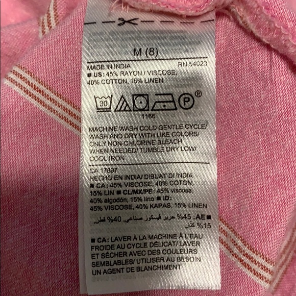 Pink stripe blouse - Picture 7 of 7